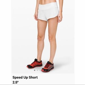 lululemon 2.5” speed up shorts